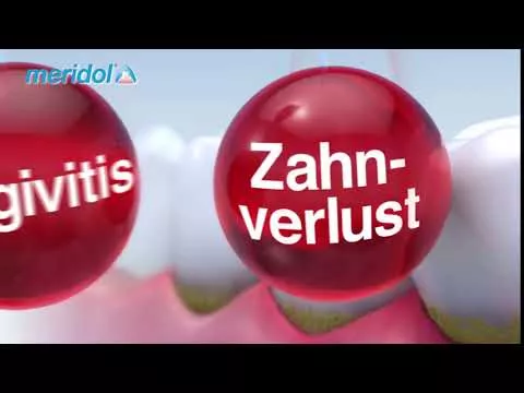 Video par Meridol pūkas vaksēts zobu diegs, 40 m