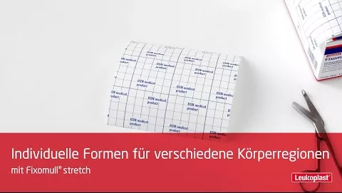 Video par Leukoplast® Fixomull® stiept 10 m x 5 cm, 1 gab