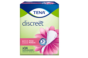 TENA LADY Diskrēti spilventiņi mini magic, 34 gab