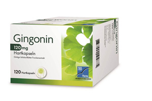 GINGONIN 120 mg cietās kapsulas, 60 gab
