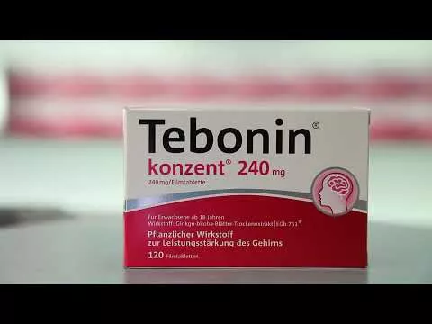 Video par Tebonin forte 40 mg šķīdums, 2X100 ml