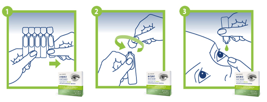 DR.THEISS Hydro med Green acu pilieni vienas devas amp., 20X0,35 ml