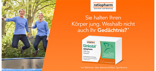 GINKOBIL-ratiopharm 120 mg apvalkotās tabletes, 120 gab