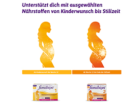 FEMIBION 1 Kinderwunsch+Frühschwangers.o.Jod Tabl., 60 St