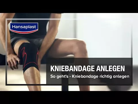 Video par Hansaplast Sport ceļgalu pārsējs izmērs L/XL, 1 gab