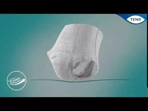 Video par TENA Bikses nakts super M vienreizējās lietošanas bikses nesaturēšanai, 10 gab