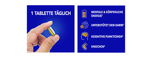 BION3 50+ Enerģijas tabletes, 30 kapsulas