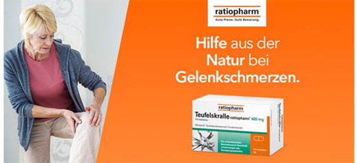 TEUFELSKRALLE-RATIOPHARM Plēves apvalkotās tabletes, 50 gab