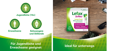 LEFAX intens Lemon Fresh Micro granulas 250 mg Sim, 50 gab