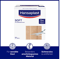 HANSAPLAST Mīksts ģipsis 6 cmx5 m ruļļos, 1 gab