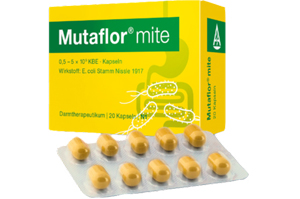 MUTAFLOR ērču gastrorezistentas cietās kapsulas, 20 gab