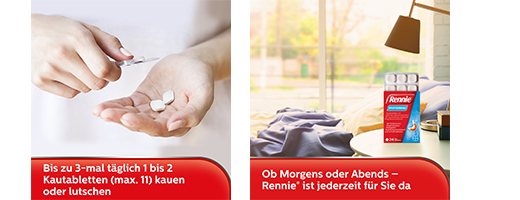 RENNIE Košļājamās tabletes, 24 gab