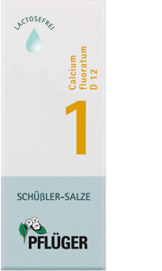 BIOCHEMIE Pflüger 1 Calcium fluoratum D 12 pilieni, 30 ml
