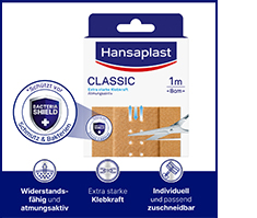 HANSAPLAST Klasiskais ģipsis 8cm x1 m, 1 gab