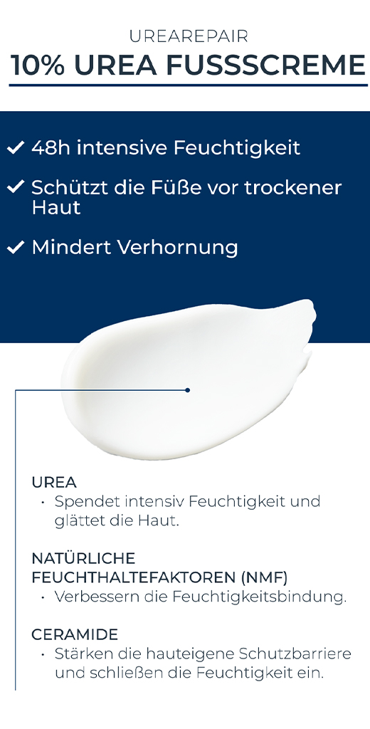 EUCERIN UreaRepair PLUS Kāju krēms 10%, 100 ml