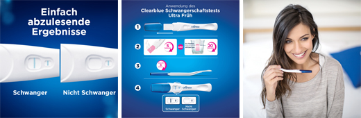 CLEARBLUE Grūtniecības tests TripleCheck ultra-early, 3 gab
