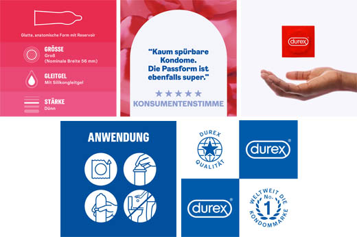 DUREX Sensitive classic prezervatīvi, 20 gab