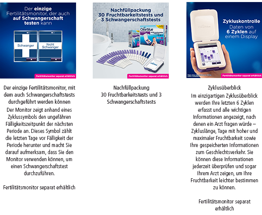 CLEARBLUE Fertility Monitor testa sloksnes 30+3, 33 gab