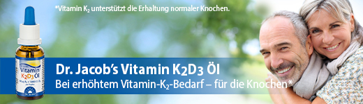 VITAMIN K2D3 eļļa Dr Jacob's, 20 ml