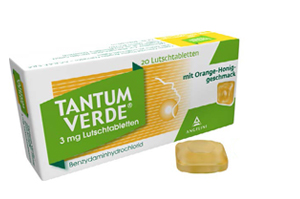 TANTUM VERDE 3 mg pastilas ar apelsīnu un medus garšu, 20 gab