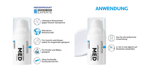 ROCHE-POSAY Lipikar Eczema MED krēms, 30 ml