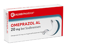 OMEPRAZOL AL 20 mg b.Sodbr.kuņģa sulas tabletes, 14 gab