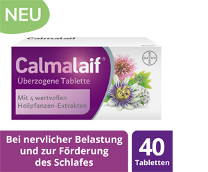 CALMALAIF apvalkotās tabletes, 40 gab