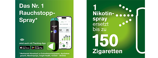 NICORETTE Piparmētru aerosols 1 mg/smidzinātājs NFC, 1 gab