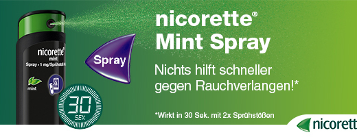 NICORETTE Piparmētru aerosols 1 mg/smidzinātājs NFC, 1 gab