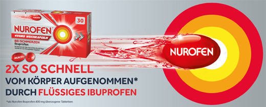 NUROFEN 400 mg mīkstās kapsulas, 30 gab