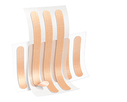 LEUKOPLAST Leukosan Strip sterils 6x38 mm/6x75 mm, 9 gab
