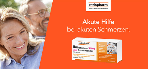 IBU-RATIOPHARM 400 mg akūtu sāpju apvalkotās tabletes, 50 gab