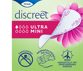 TENA LADY Diskrēti spilventiņi ultra mini, 28 gab