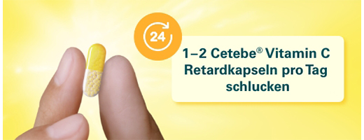 CETEBE C vitamīna 500 mg ilgstošās darbības kapsulas, 180 gab
