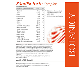 ZÜNDEX forte komplekss ar OptiMSM kapsulas, 60 kapsulas