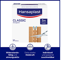 HANSAPLAST Klasiskais apmetums 4 cmx5 m, 1 gab