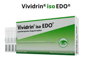 VIVIDRIN iso EDO pretalerģijas acu pilieni, 30X0,5 ml