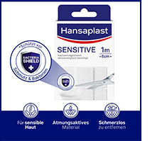 HANSAPLAST Sensitive ģipsis hipoalerģisks 6 cmx1 m, 1 gab