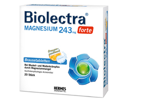 BIOLECTRA Magnijs 243 mg forte Orange putojošās tabletes, 20 gab