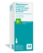 MOMETASON 1A Phar.b.Hay fever 50μg/Spr.Stoß 140, 18 g