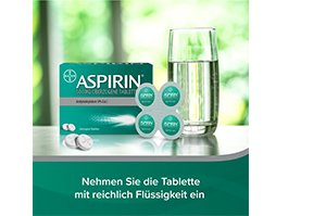 ASPIRIN 500 mg apvalkotās tabletes, 40 gab