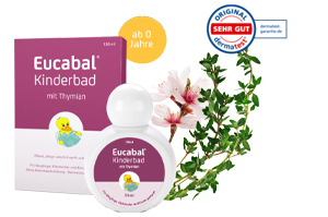EUCABAL Bērnu vanna ar timiānu, 130 ml