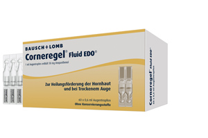 CORNEREGEL Šķidrums EDO Acu pilieni, 60X0,6 ml