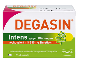 DEGASIN intens 280 mg mīkstās kapsulas, 32 gab