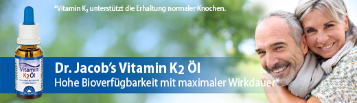 VITAMIN K2 ÖL Dr Jacob's pilieni, 20 ml