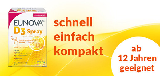 EUNOVA D3 vitamīna aerosols, 8 ml