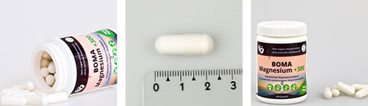 MAGNESIUM+300 kapsulu, 60 gab