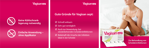 VAGISAN sept vaginālas svecītes ar povidona jodu, 5 gab