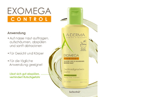 A-DERMA EXOMEGA CONTROL mīkstinoša dušas eļļa, 200 ml