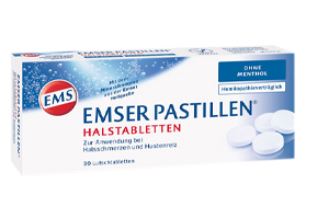 EMSER Pastilas bez mentola, 30 gab